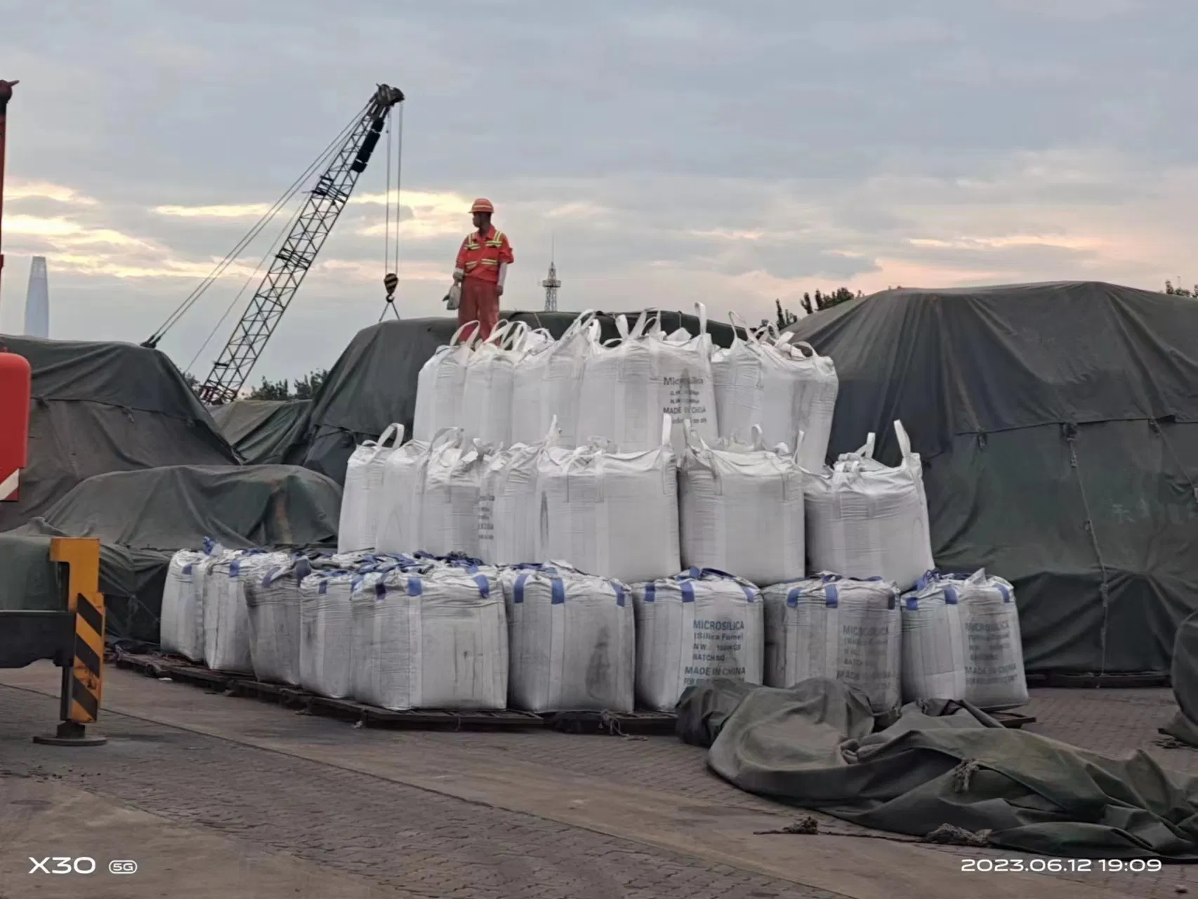 Building Materials Microsilica Silica Fume 92% for Concrete Additives