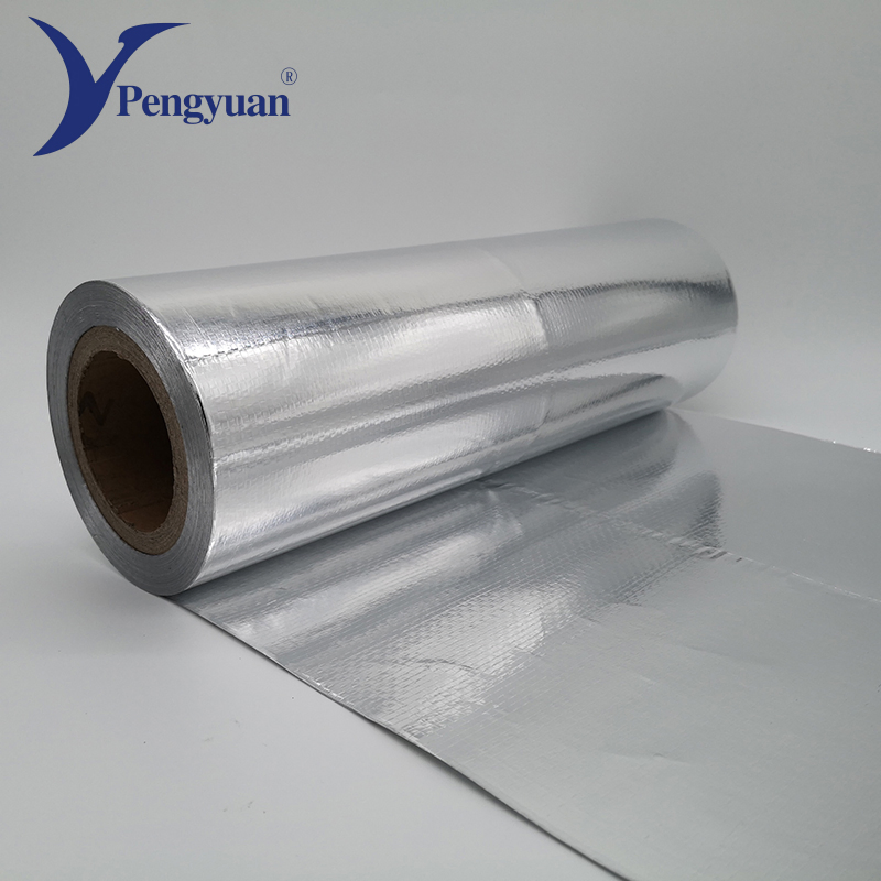 Aluminum Foil with Woven PE Fabric Thermal Insulation Material for Roof