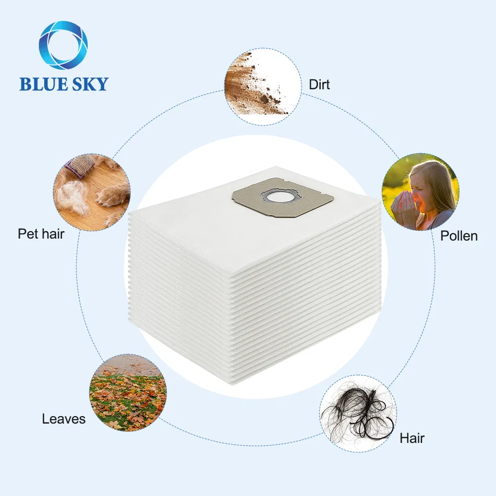 Vacuum Cleaner Filter Bag Fits for Karcher Wd4, Wd5, Mv4, Mv5mv6 Wet & Dry Vacuums