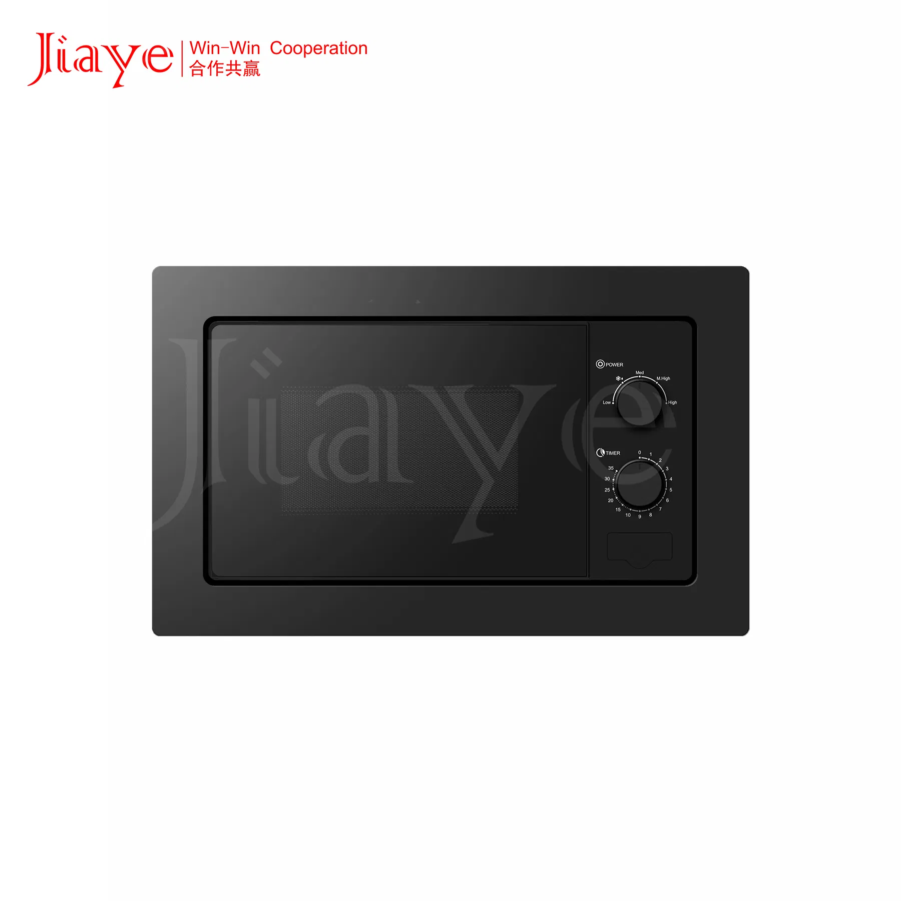 Sleek Built-in Microwave Oven with User-Friendly Mechanical Control