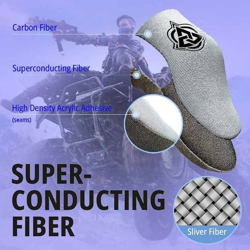 Чехлы для пальцев Silver Fiber для мобильного гейминга
