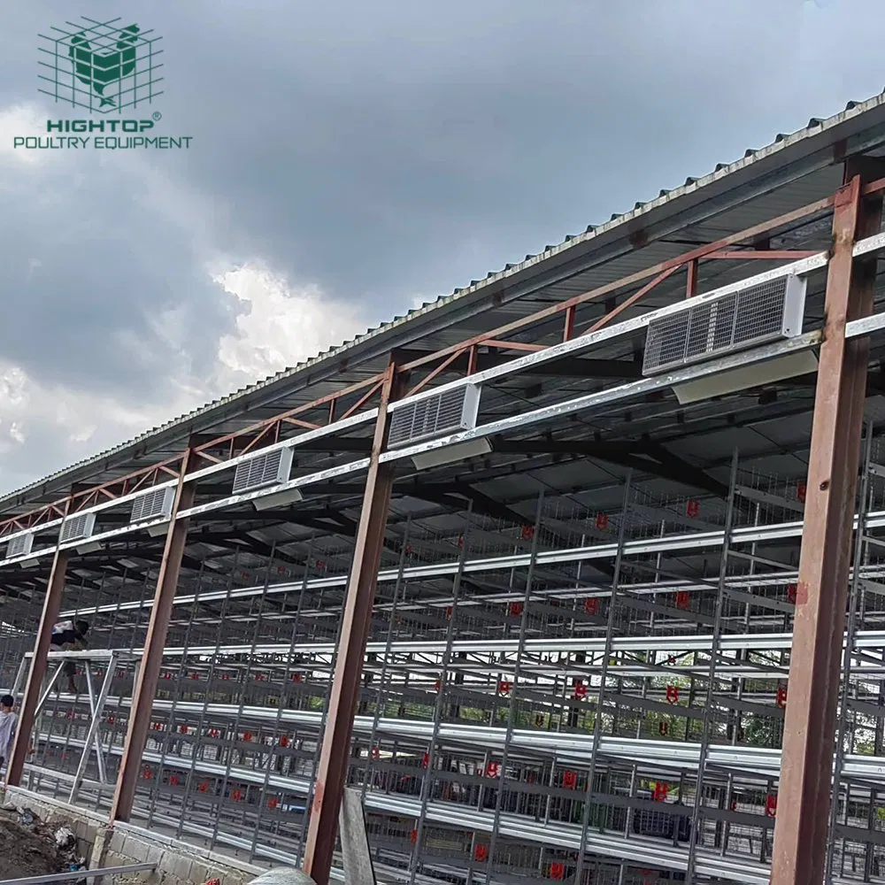 Lightweight Steel Structure Prefabricated Warehouse Building Chicken Coop House Poultry Shed With Pu Panel Wall And Roof