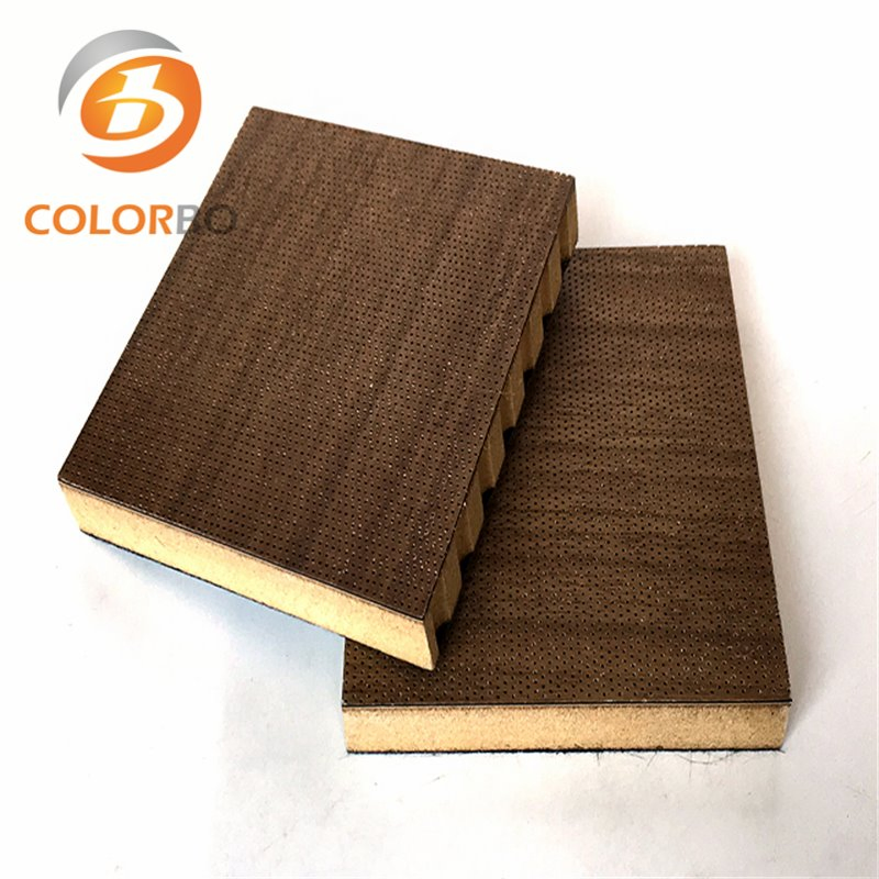 Customized MDF Wooden Timber Grooved Micro Perforated Microporous Panel