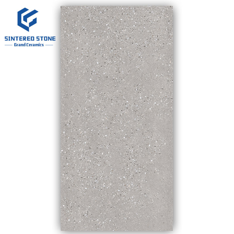 1200X2700X9mm Terrazzo Porcelain Slab Panels Are Used for Non-Slip Sintered Stone on The Living Room Background Wall