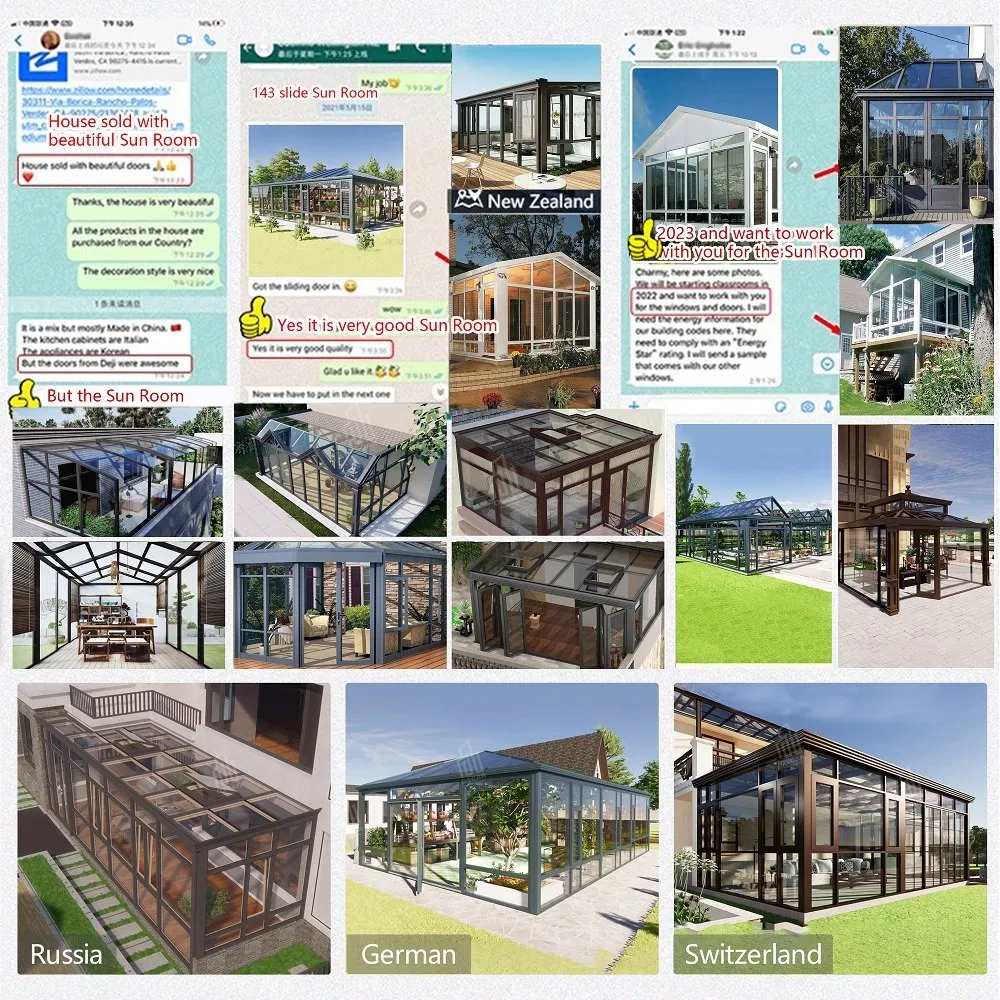 Porch Conservatory Four Seasons Winter Garden Aluminum with Guaranteed Quality Sunroom