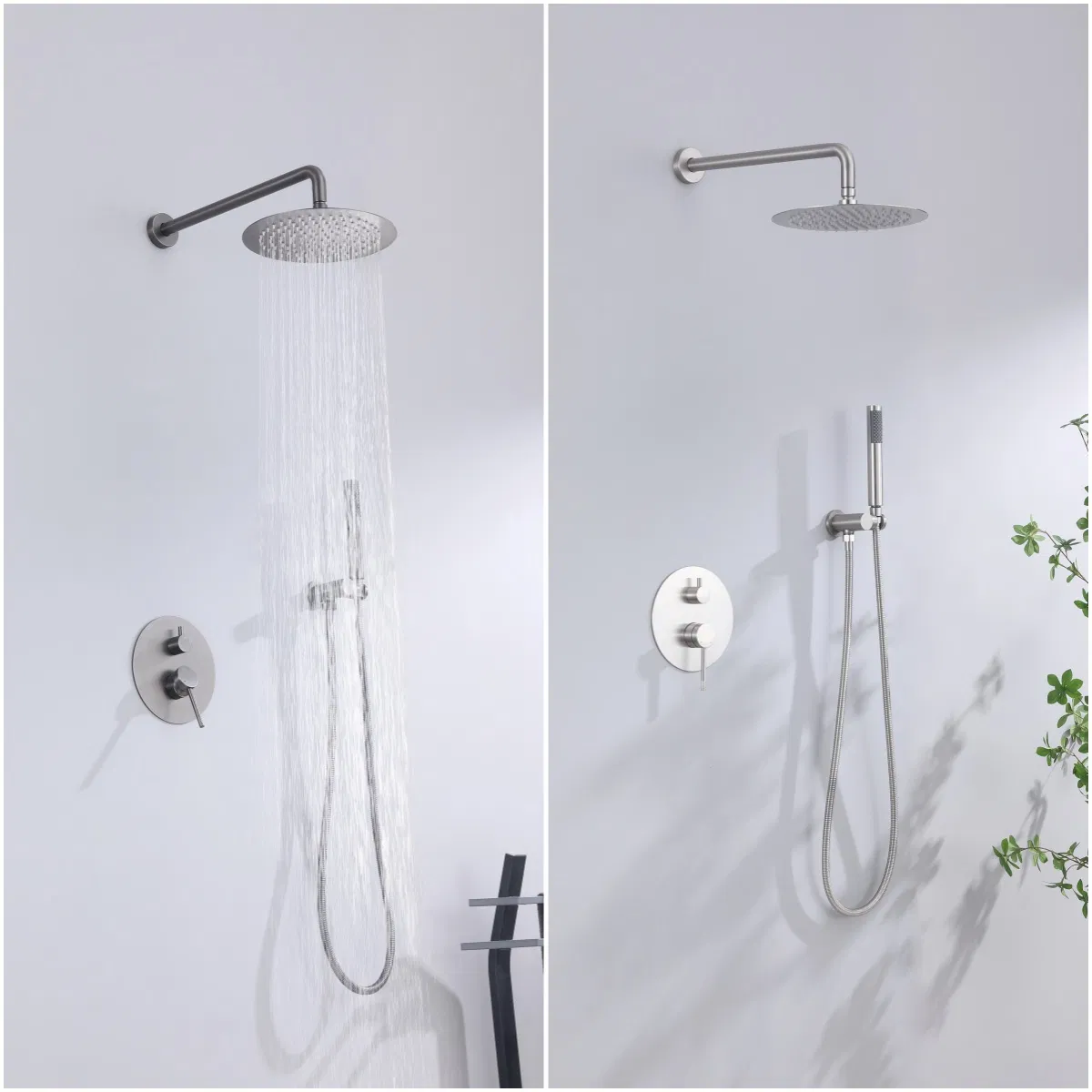 Durable ABS Plus Stainless Steel Combo High Flow Efficient Filtration Shower Head