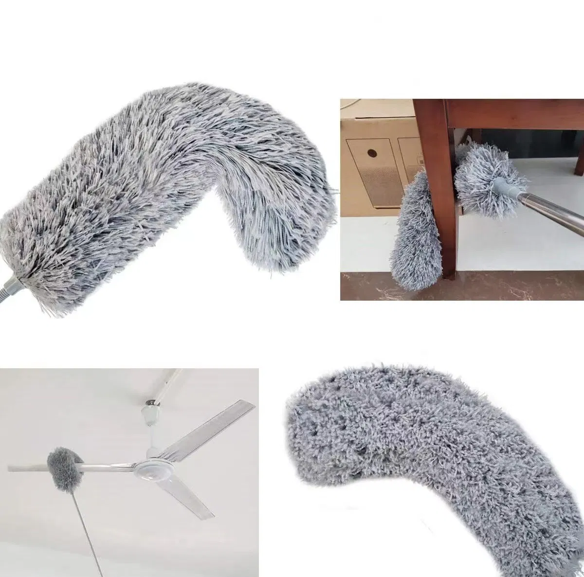 Household Cleaning Duster Extendable Handle for Ceiling Cleaning Microfiber Duster