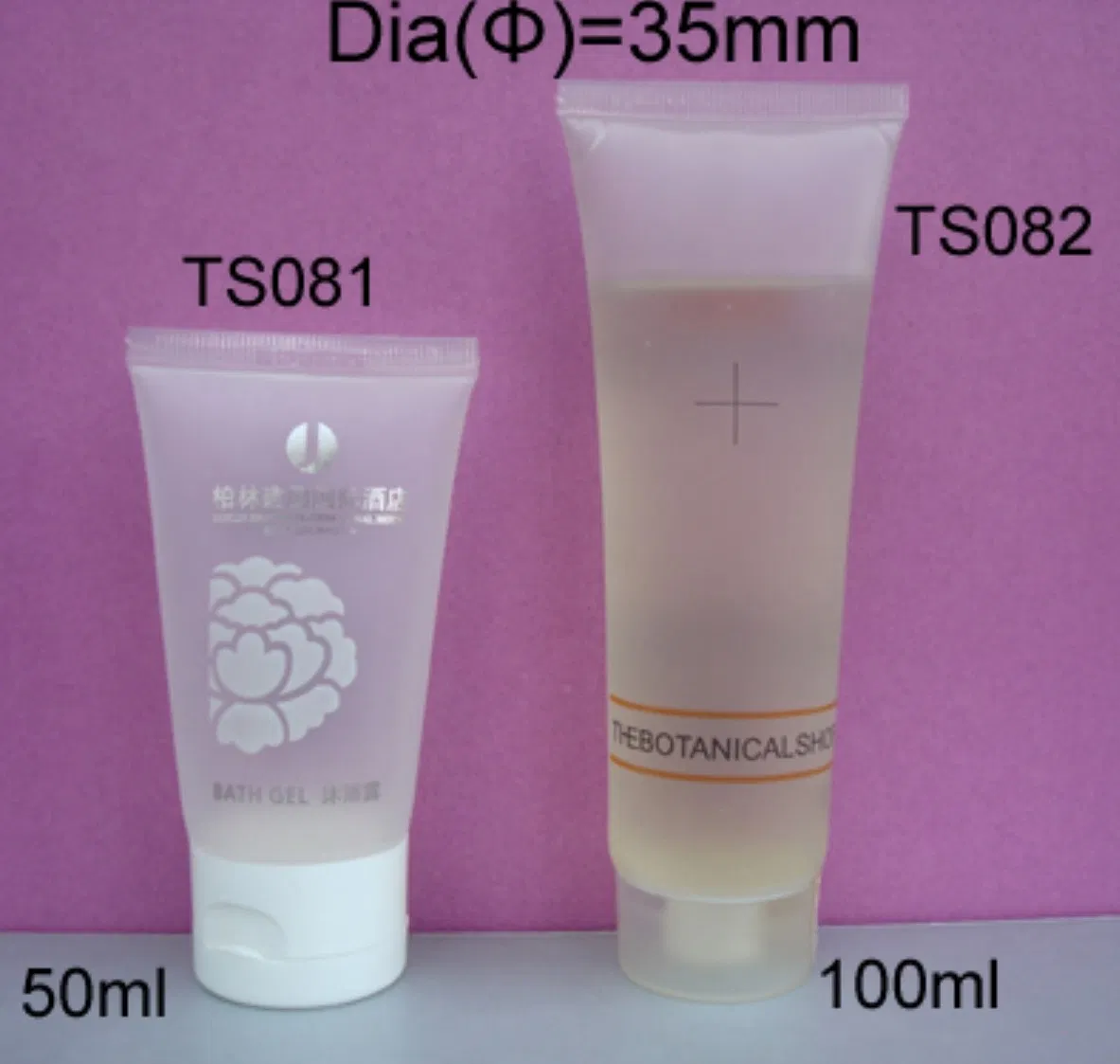 Hotel Bath Gel in Soft Tube for Hotel Room Amenities