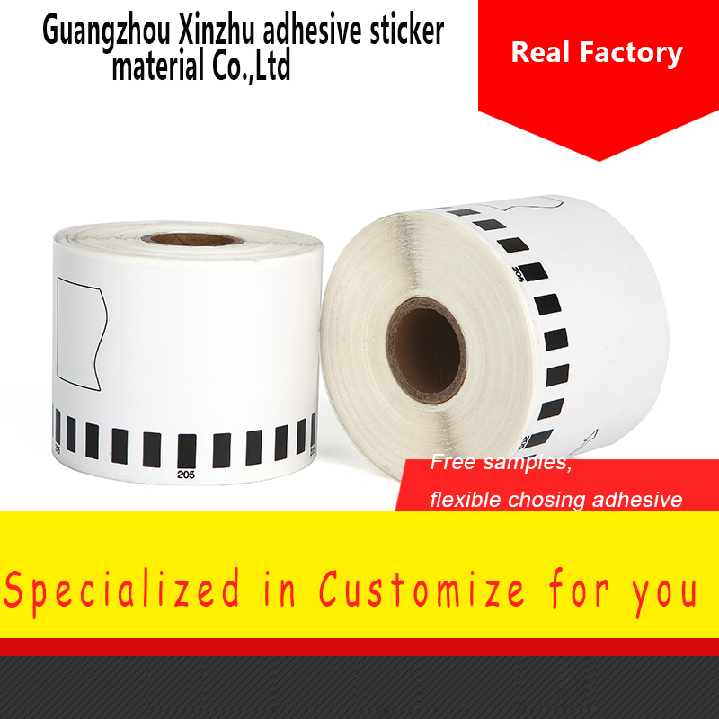 Factory Direct Sell Paper Stickers for Compatible Black Zebra Holes Eye Mark Paper Thermal Label Printer for Zebra