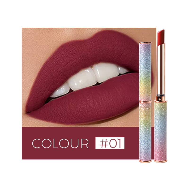 Wholesale Maquillage High Value Colorful Makeup Lipstick Lasting Waterproof Smooth Velvet Matte Lipstick