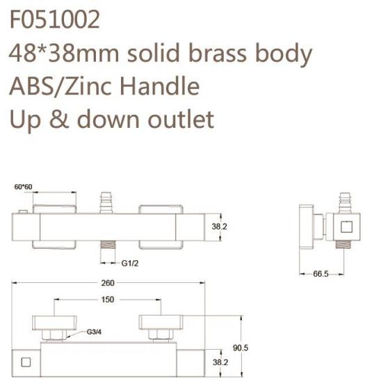 Термостатический смеситель для душа Cool Touch