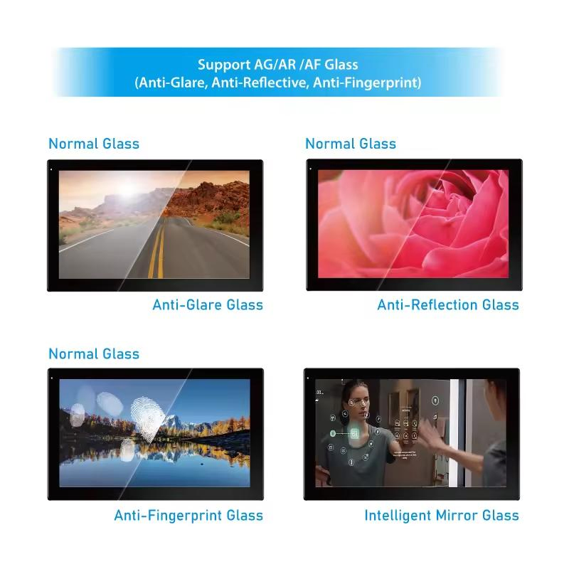 Hot Sales Customized Tempered Ar and AG Cover Glass for Home Appliance Touch Control Electric Panel