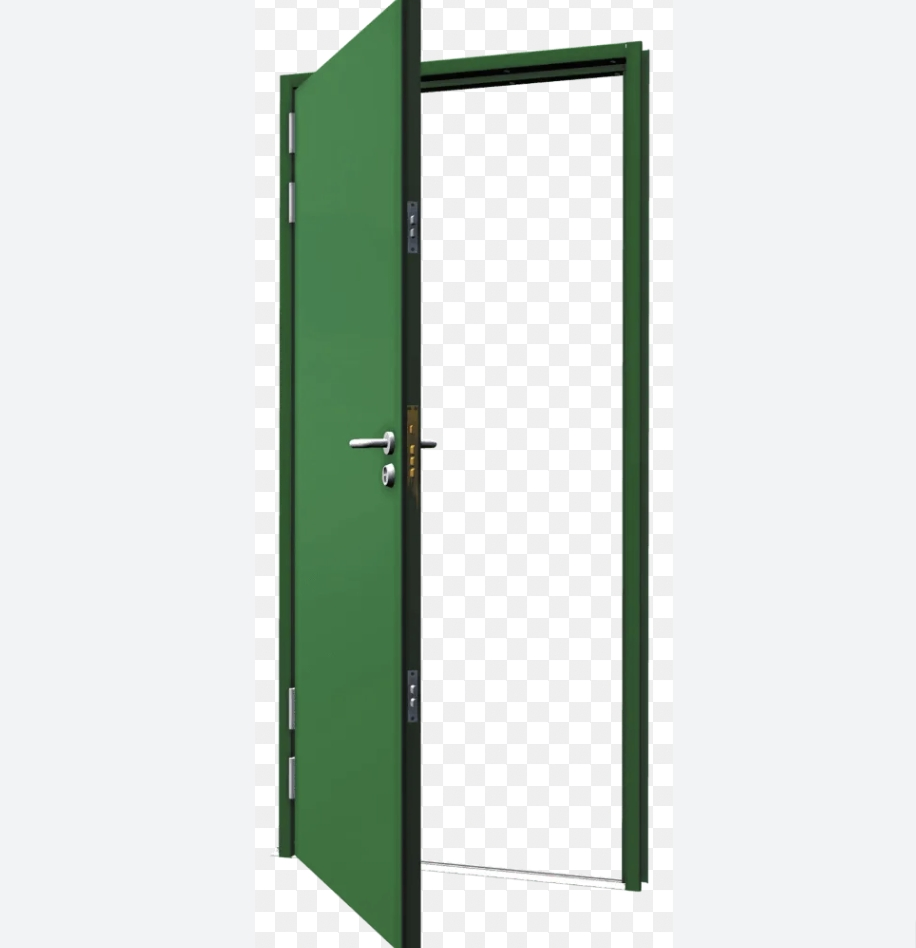 Premium Fire-Rated Steel Door for Grocery Store Safety