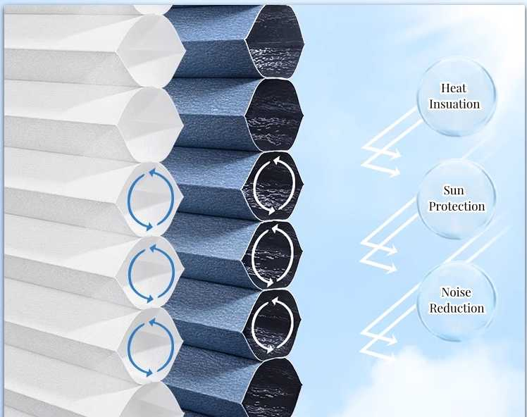 Smart Top Down Bottom up Shades Honeycomb Blinds with Cellular Blinds Honeycomb