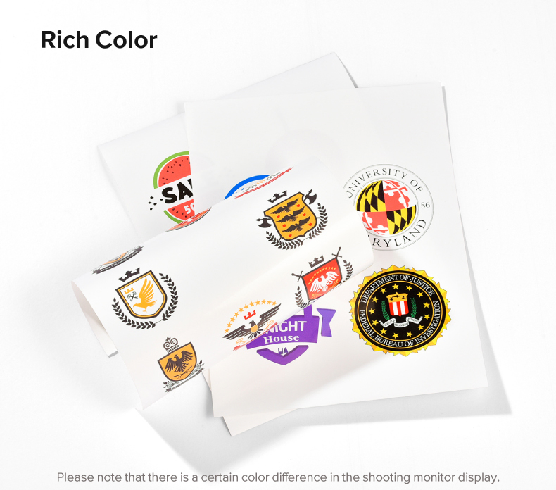 Rightint Glassine Carton A4, OEM Vinyl Labels Self Adhesive Paper