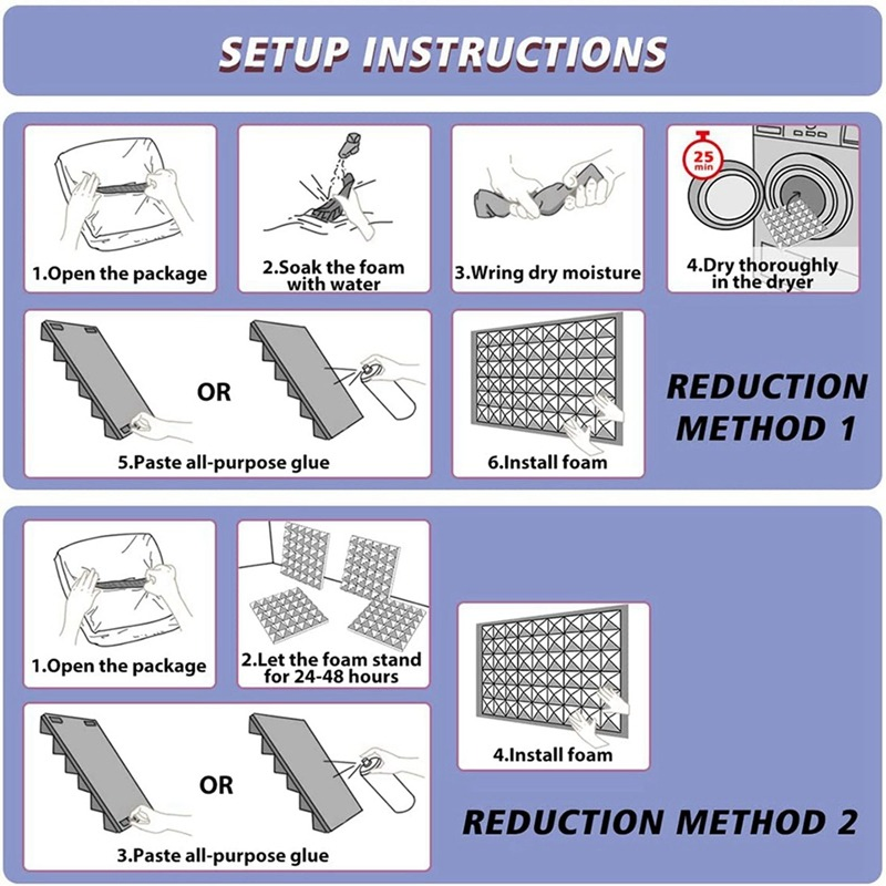 High Quality Acoustic Sponge Panel Studio Acoustic Foam Soundproof Wall Acoustic Foam Mat