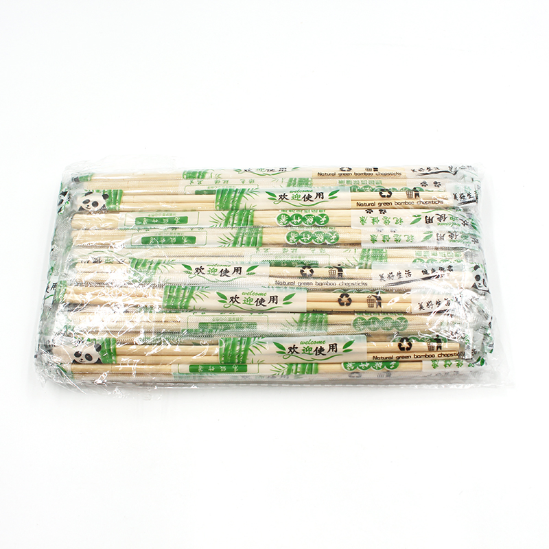 Accept Customized Logo Disposable Round Bamboo Chopsticks