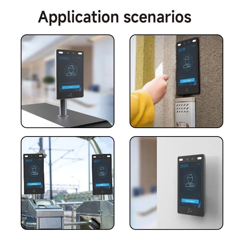 Suntek High Precision Access Control Detection Face Recognition Terminal with Dual HD Camera