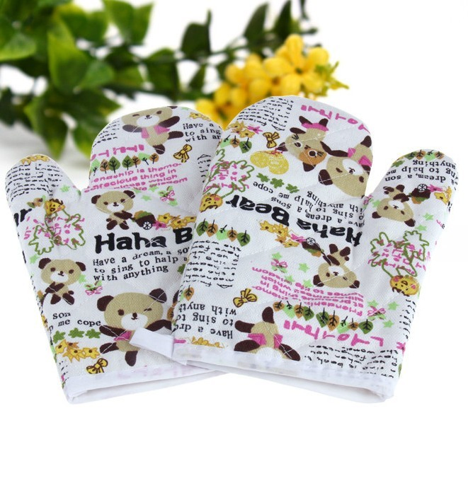 Promotion Custom Logo Kitchen Set Oven Mitts