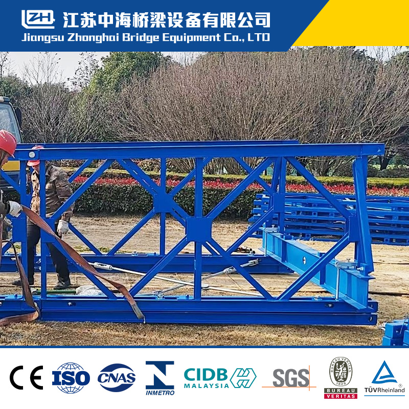Fast Construction Heavy Duty GB Steel Painted Blue Bailey Bridge for Sale