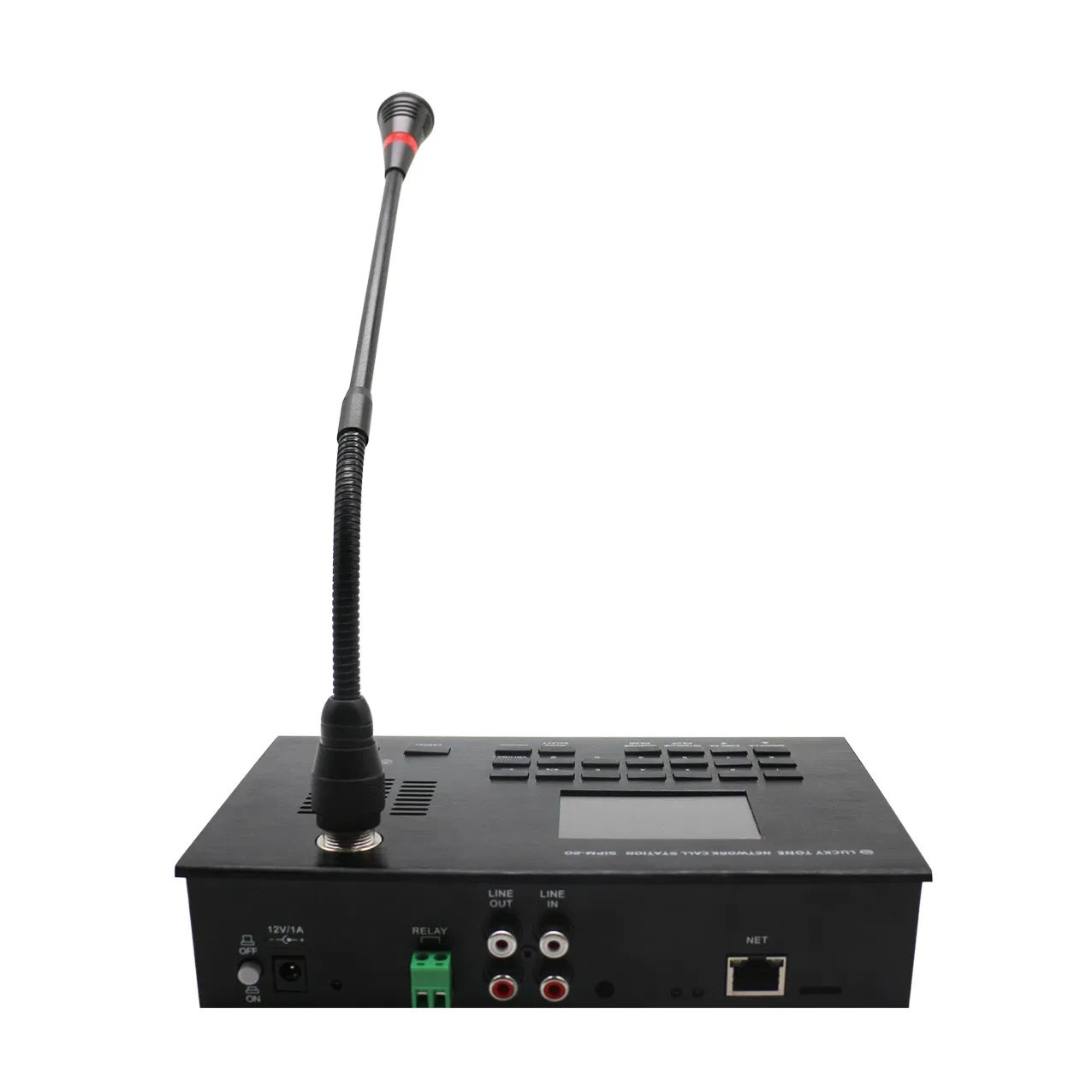 TCP/IP Network Desktop Gooseneck Paging Microphone