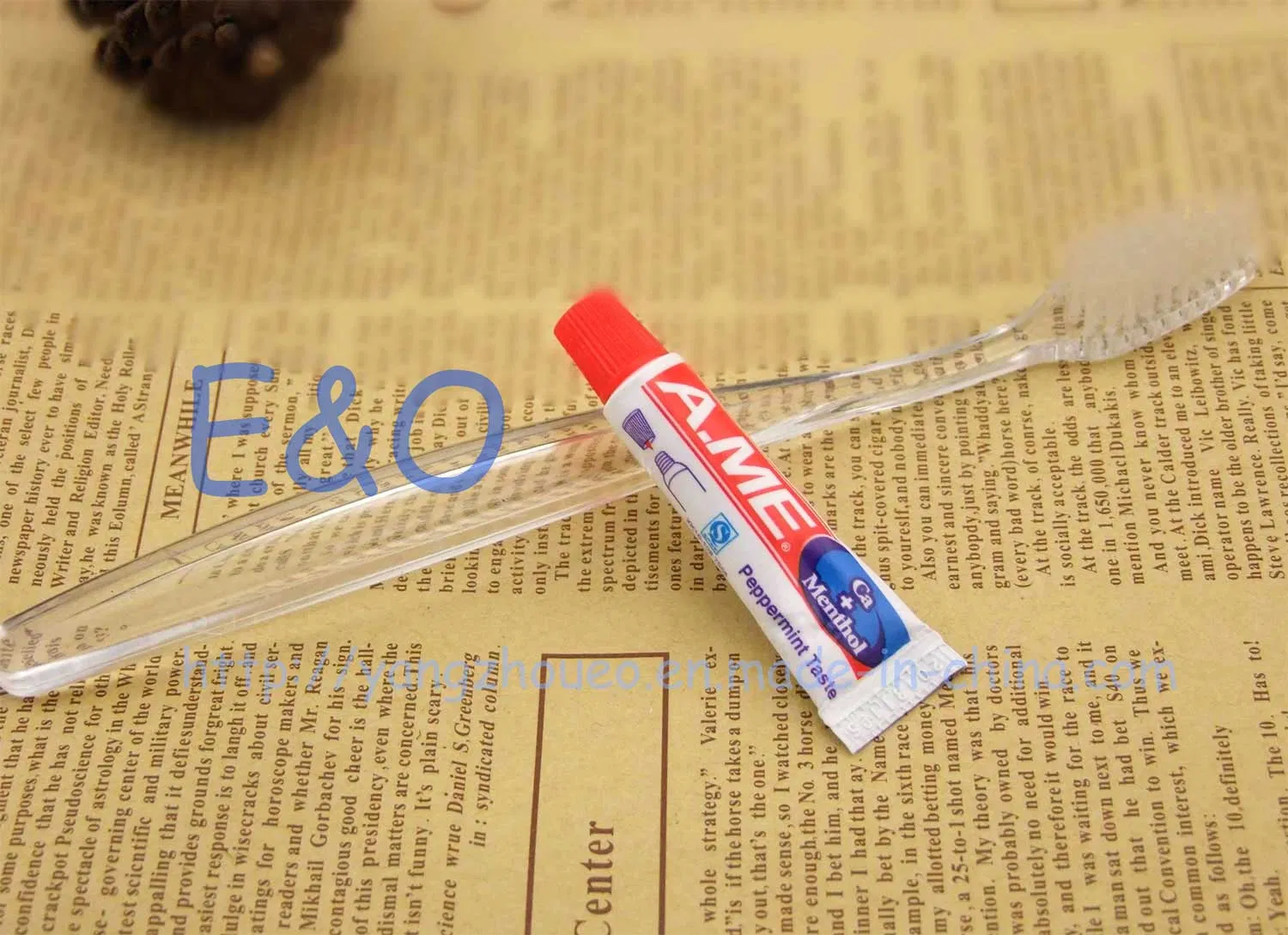 Hot Sale! Disposable Transparent Hotel Amenity Toothbrush