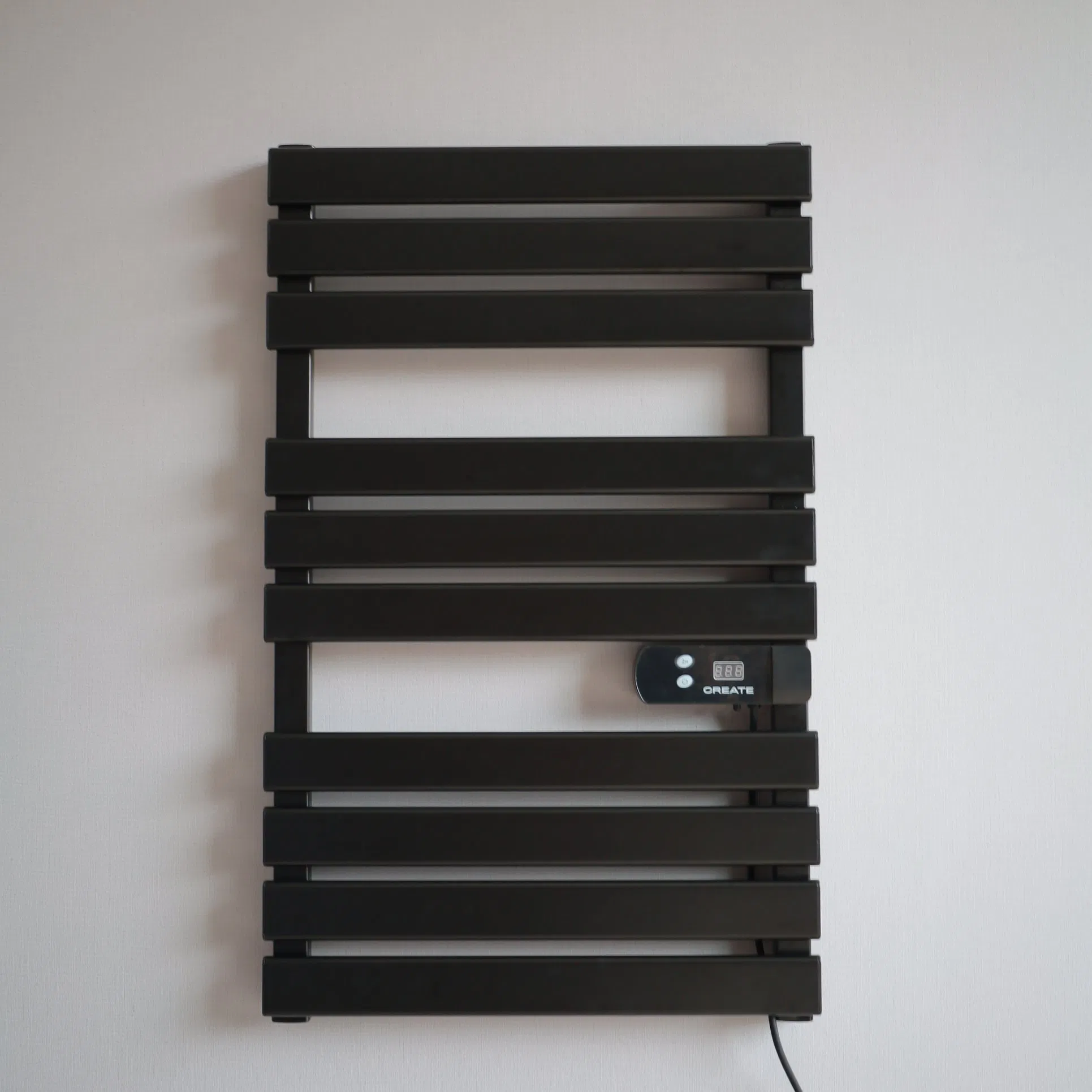 OEM Colorful Matte Black Radiant Heated Towel Rail Heater