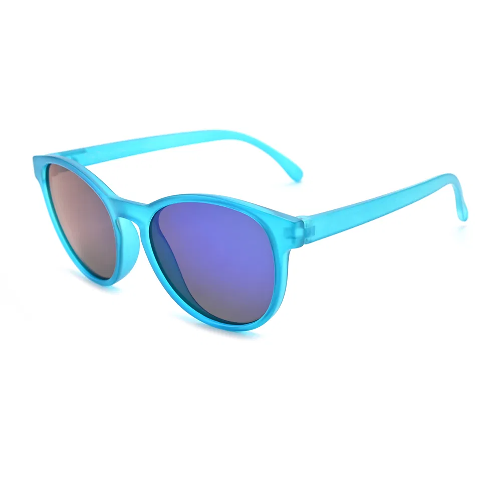 2024 New Designer Women Round Frame Lifestyle Recycled Plastic Sunglasses Wholesale Custom Logo