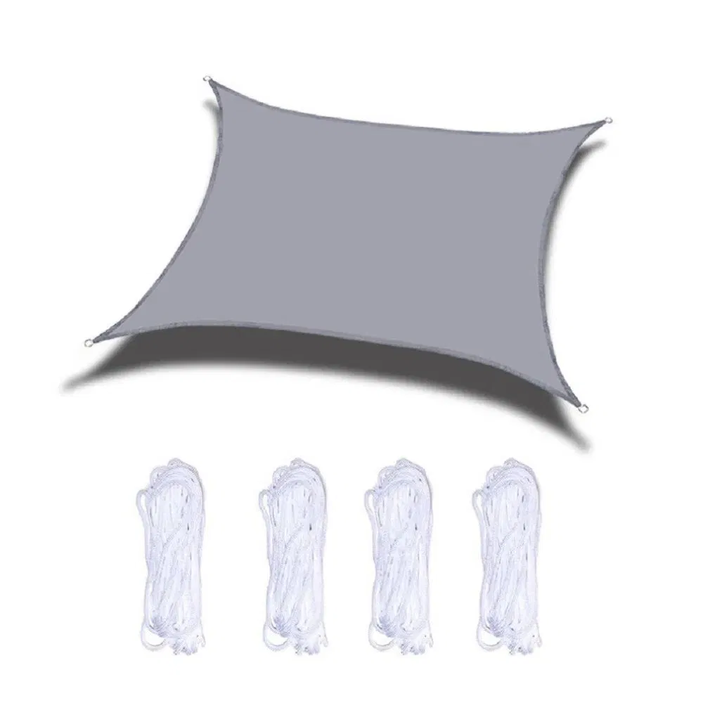 Square Awnings Sunshade Canopy Waterproof Sail Shade Polyester Oxford Fabric Bl17917