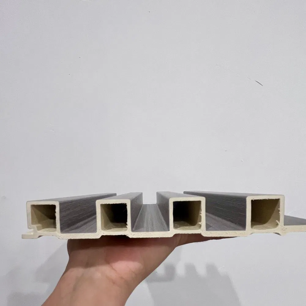 Wood Plastic Composite Material Fluted WPC Wall Panel for Interior and Exterior Decoration