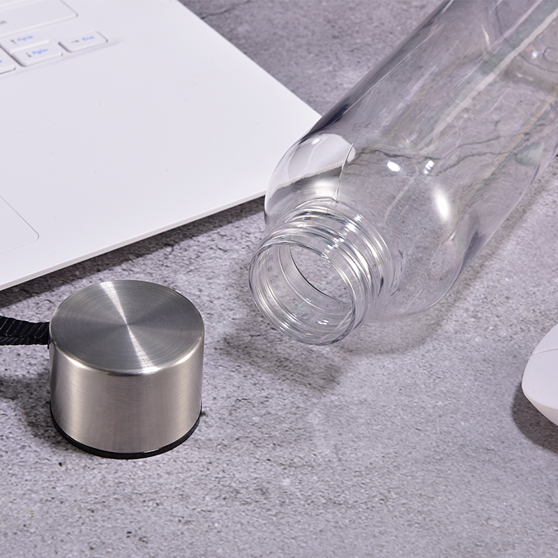 550ml Single Wall as Plastic Drinking Water Bottle with Carrying Belt