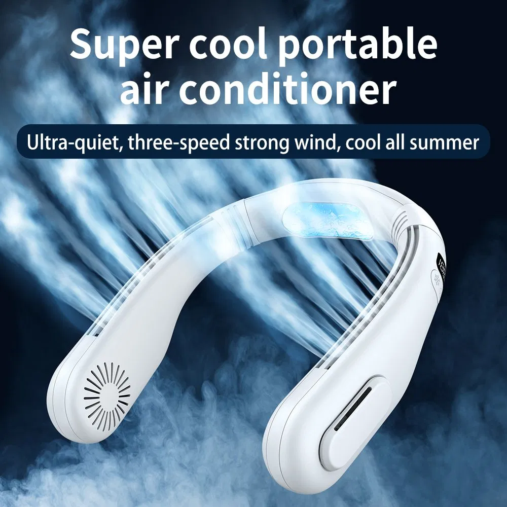 2023 Upgraded Portable Neck Fan, Bladeless Portable Fan Rechargeable