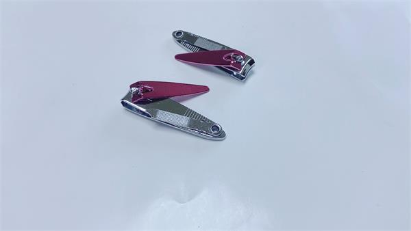 Finger Nail Clipper Cutters with Colorful Electrophoretic Handle