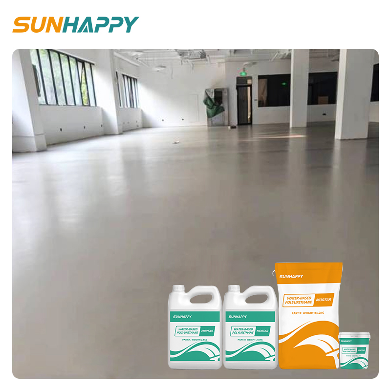 Newest PU Mortar Floor Paint Factory Price High Quality Water Slip Resistance Water-Based Polyurethane Mortar