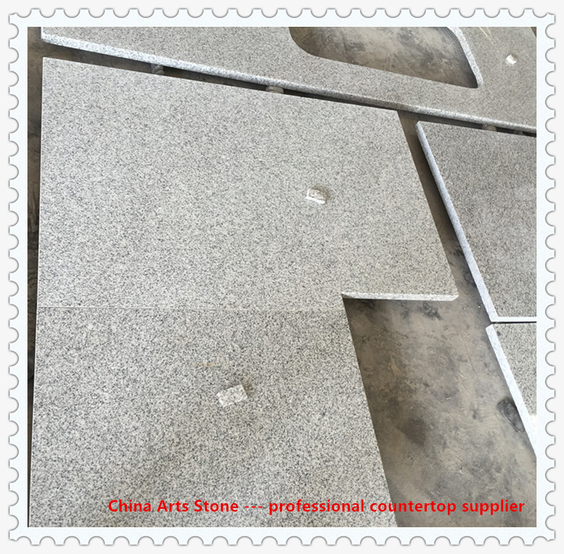 Wholesale Chinese Polished Pangdang White/ Grey Granite Kitchen Countertop for Hotel Projects