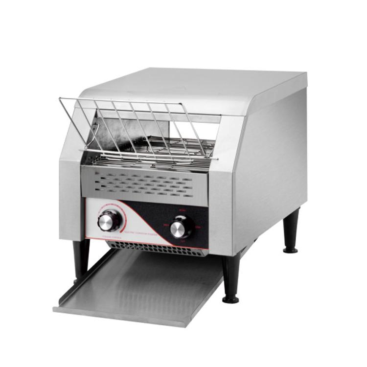Stainless Steel Electric Bread Conveyor Toaster for Breakfast Kitchen Equipment