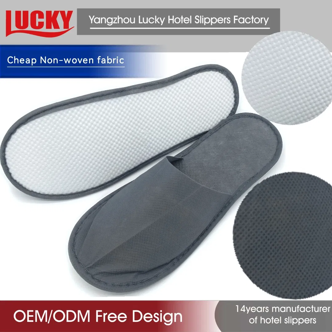 Low Price Non Woven Slipper Machine Batch Production Cheap Hotel Slipper China Cheap Factory Non-Woven Fabric Disposable Hotel Slippers with Cheapest Price