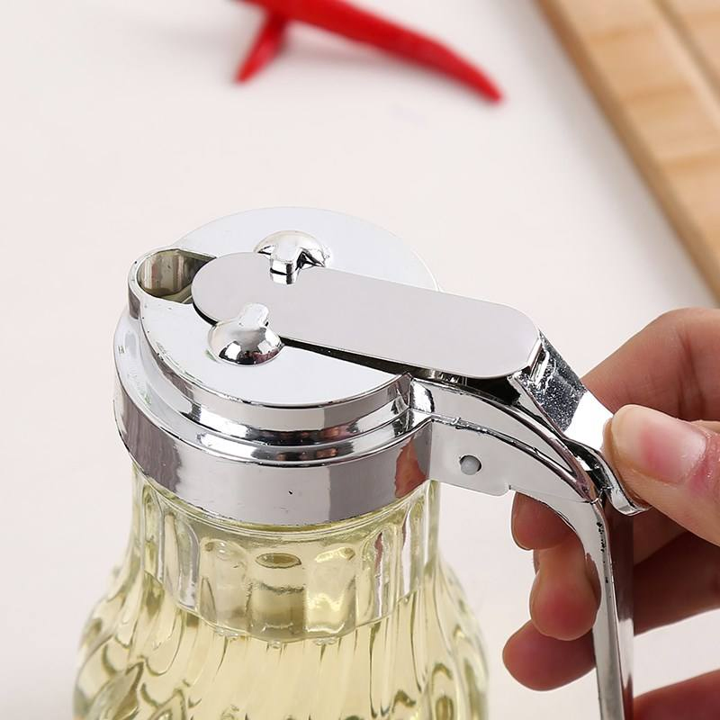 Wholesale Glass Oil Bottle Empty Oil Pot for Kitchen Home Use