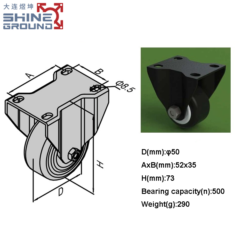 Robust Heavy Load Capacity Wheel Caster for Industrial Use