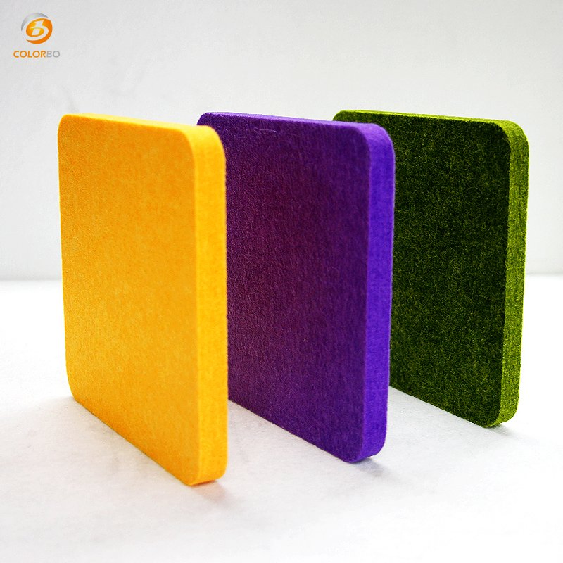 4*8 FT 9mm Thickness Polyester Fiber Plain Acoustic Panel