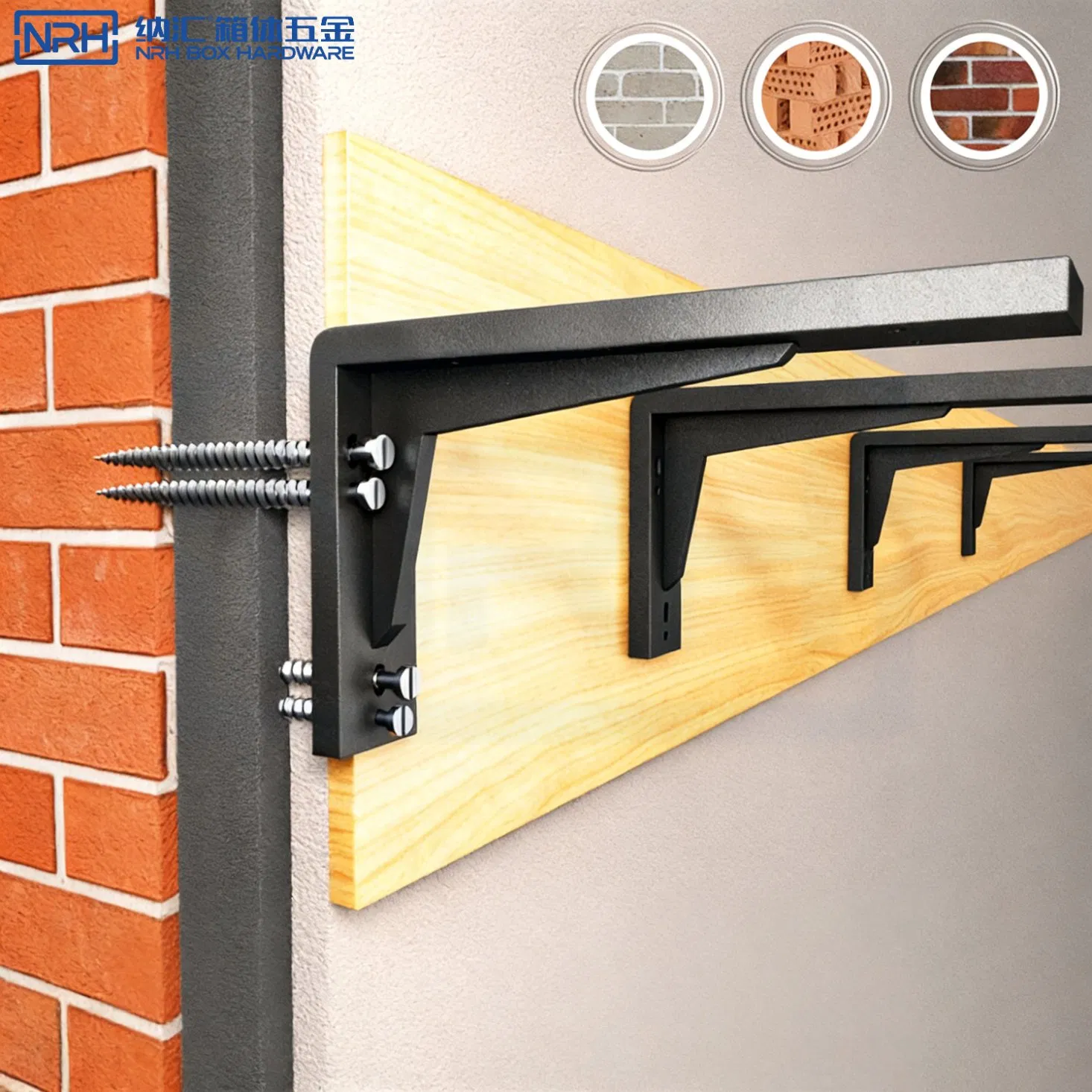 Nrh7814 Steel Industrial L-Brackets for Furniture Reinforcement with SGS