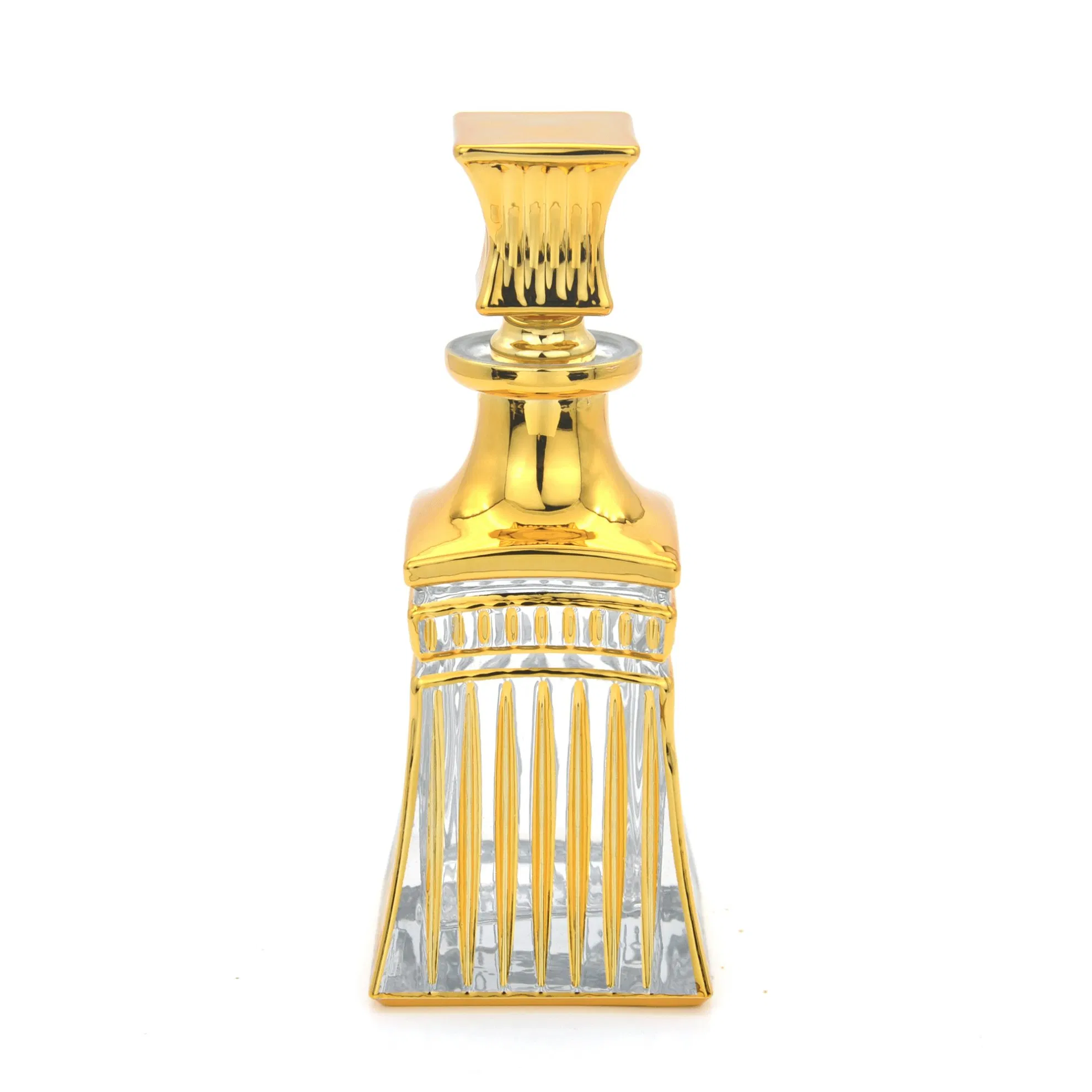Wholesale Vintage Perfume Bottles Gold Perfume Bottle Tower Luxury Perfume Bottle 150ml