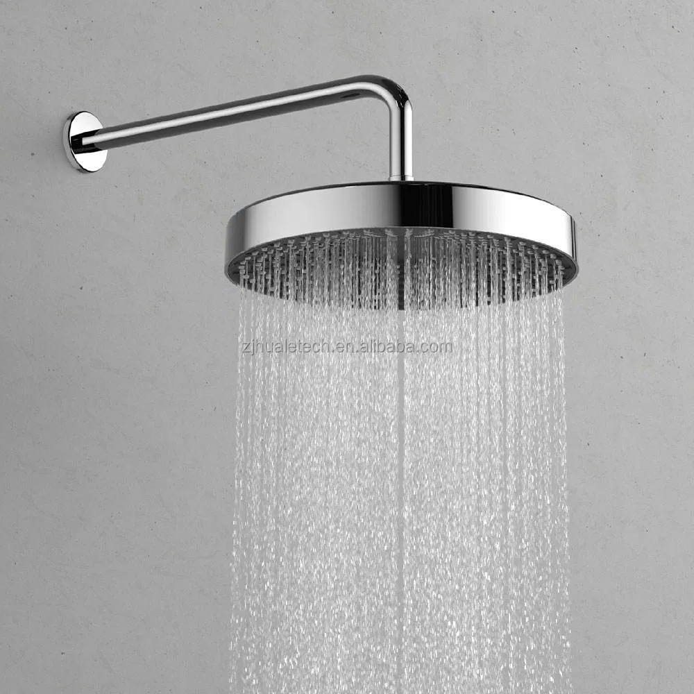 1f692 Large Size New Design ABS Overhead Shower Head High Pressure Rain Shower Bathroom