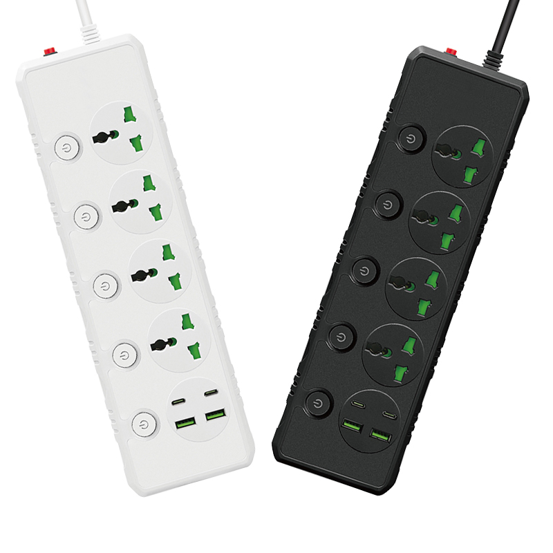 110-250V 3000W Home/Travel/Hotel Mobile Phone Charger Power Strip with USB