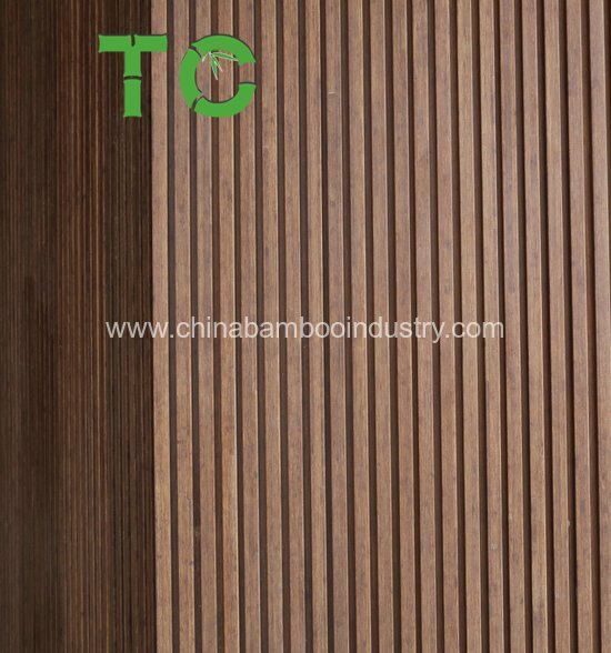 Factory Price Bamboo Wall Panel Fireproof Wooden Slatted Wall Panels Decorative Wall Cladding Panel