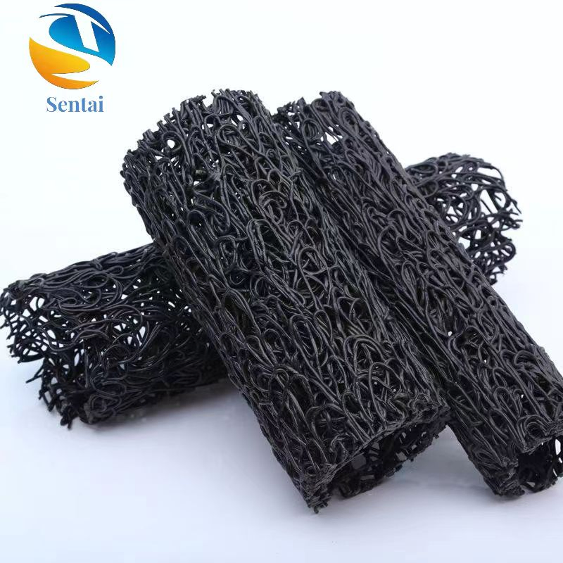Blind Ditch Pipe Manufacturer, Embankment Retaining Wall, Fiber Shaped Blind Pipe Wrapped with Non-Woven Fabric Plastic Blind Ditch
