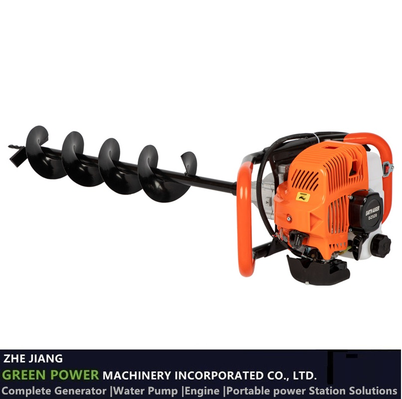 High Power Farm Use 63cc Gasoline Earth Auger Hole Digger