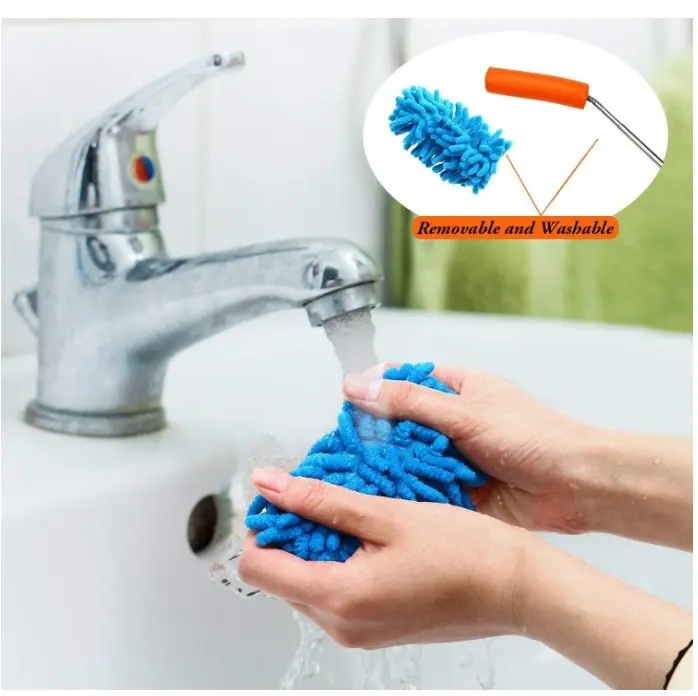 Telescopic Microfiber Hand Feather for Cleaning Duster Dusters