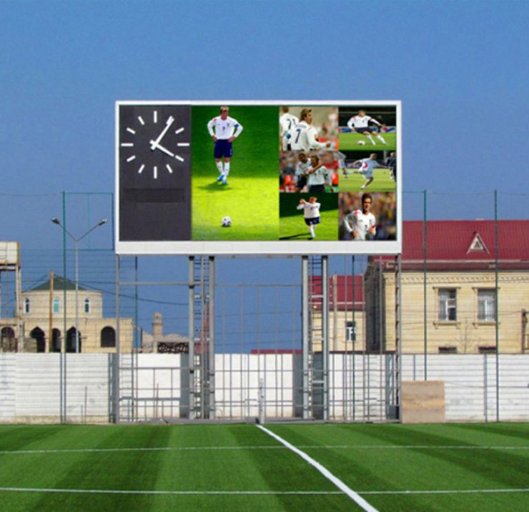 Outdoor Iron Cabinet Magnsium Alloy High Brightness LED Display Boards