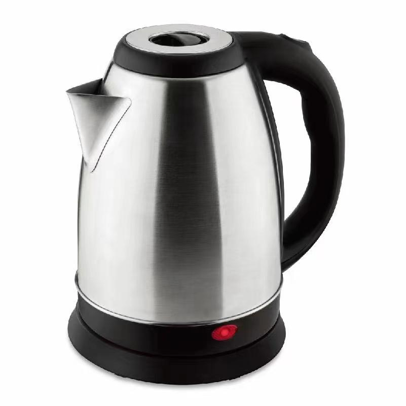 Jewin Factory Wholesale Basic Stainless Steel Electric Kettle 2L 1500W Kitchen Appliances